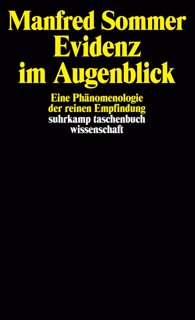 Evidenz im Augenblick Philosophy Books
