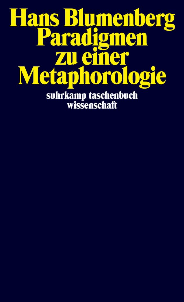 Paradigmen zu einer Metaphorologie Philosophy