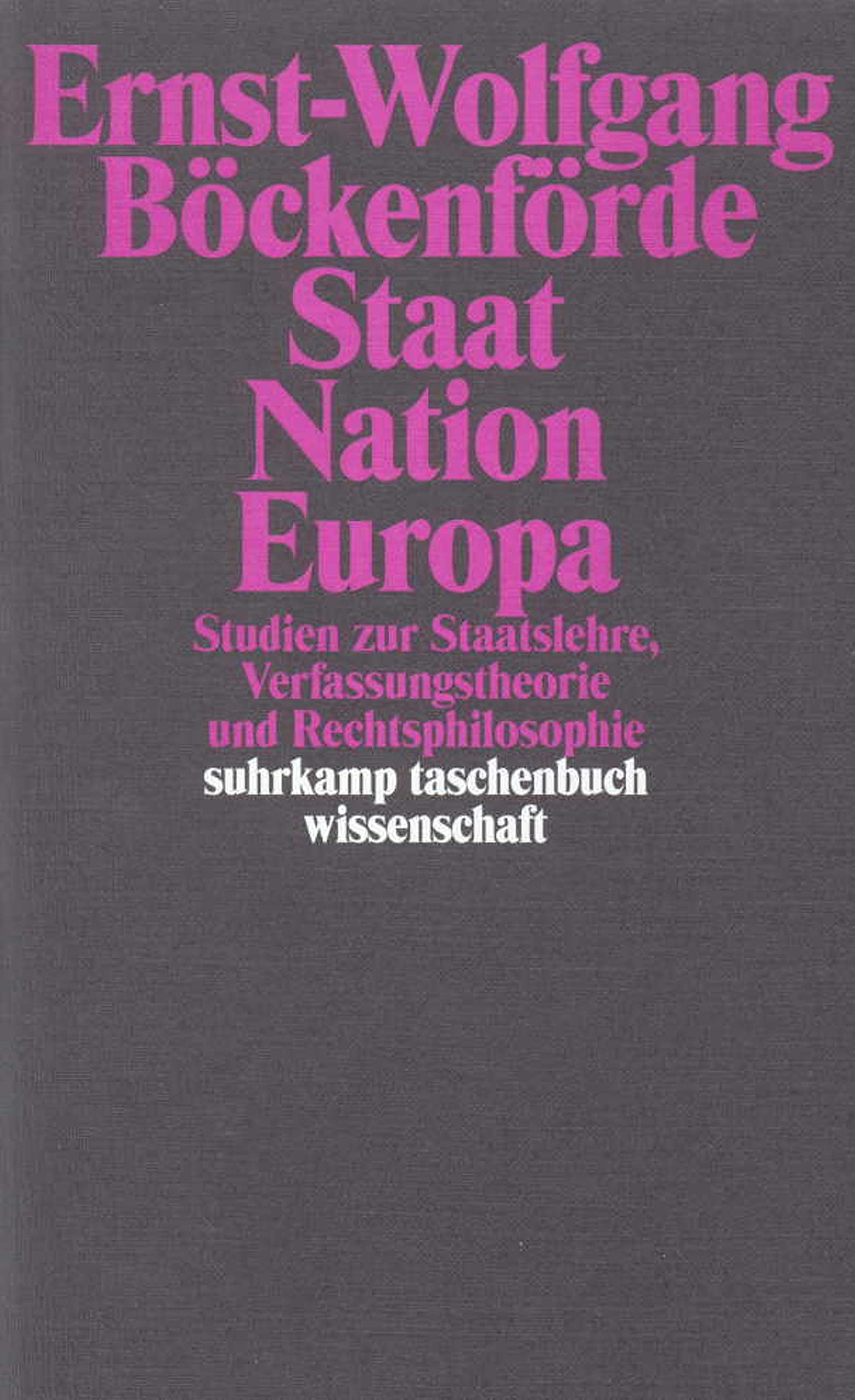 Staat, Nation, Europa Law
