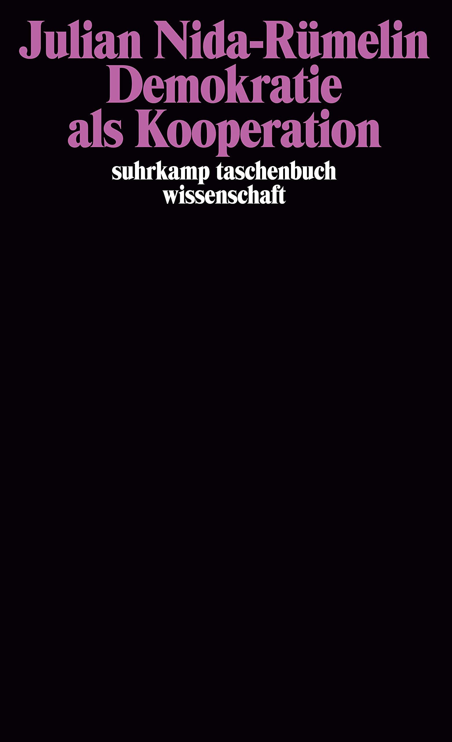 Demokratie als Kooperation Philosophy