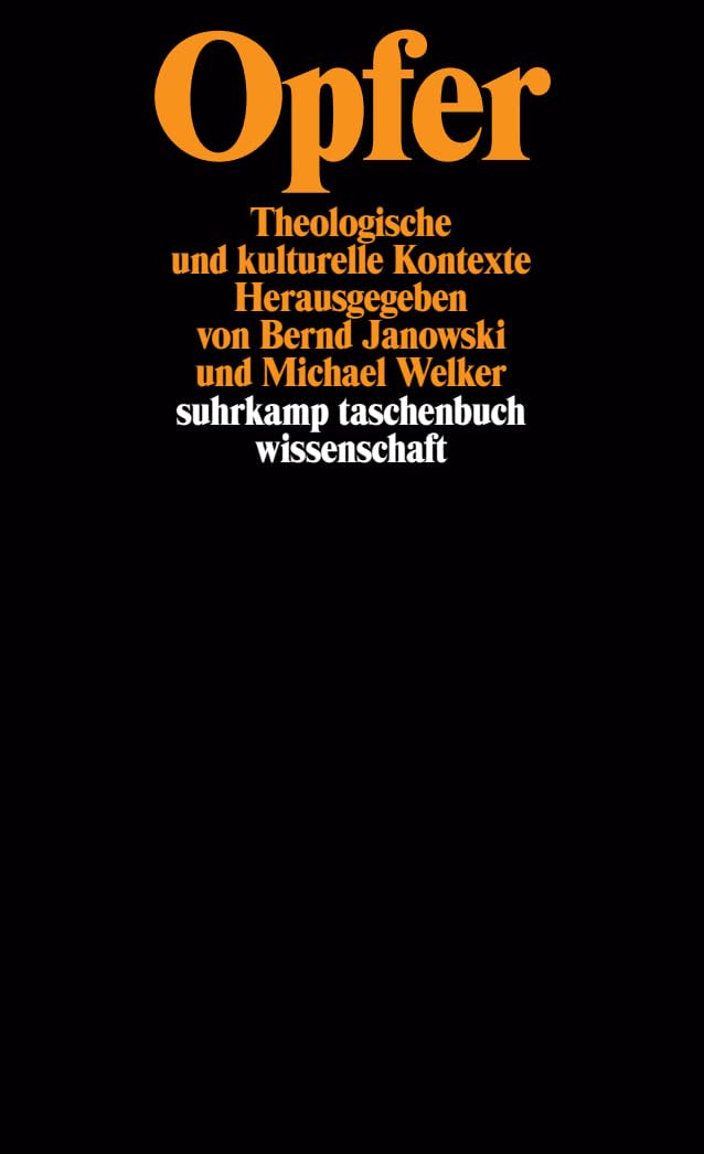 Opfer. Theologische und kulturelle Kontexte Psychology