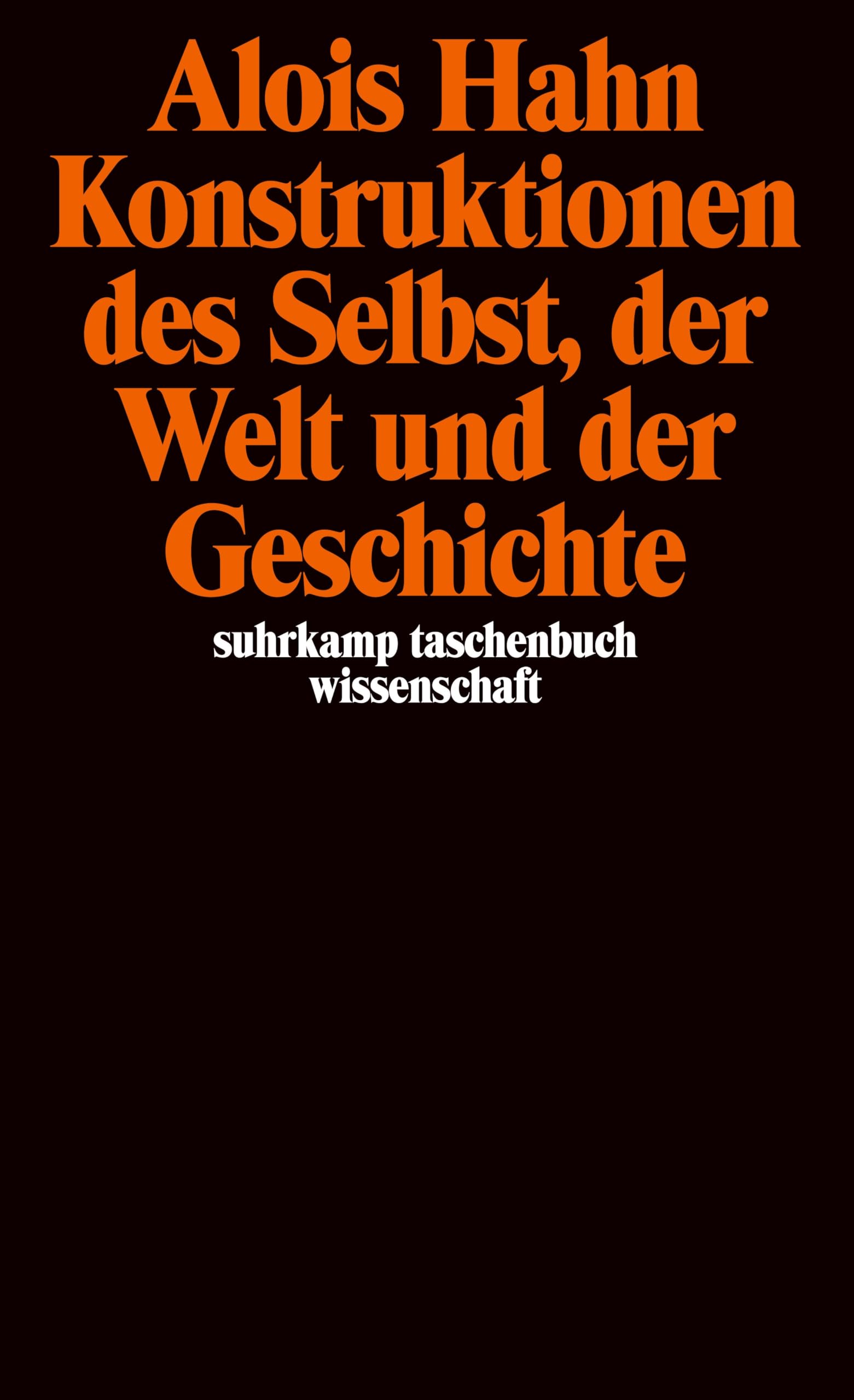 Konstruktionen des Selbst, der Welt und der Geschichte. book