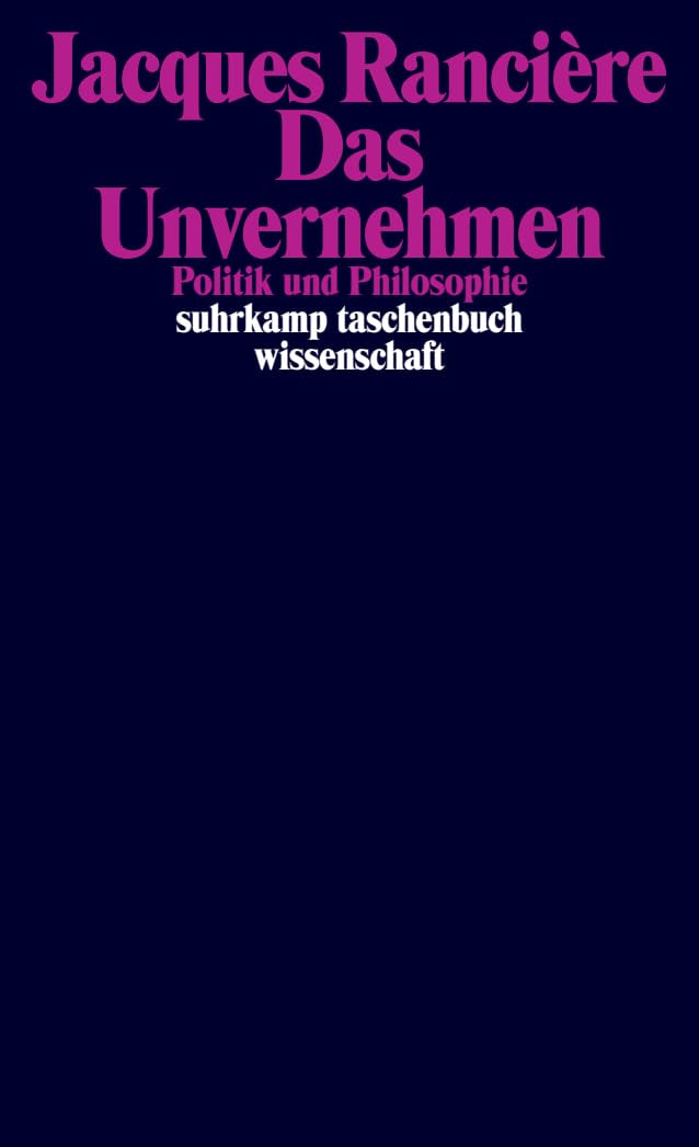 Das Unvernehmen Philosophy