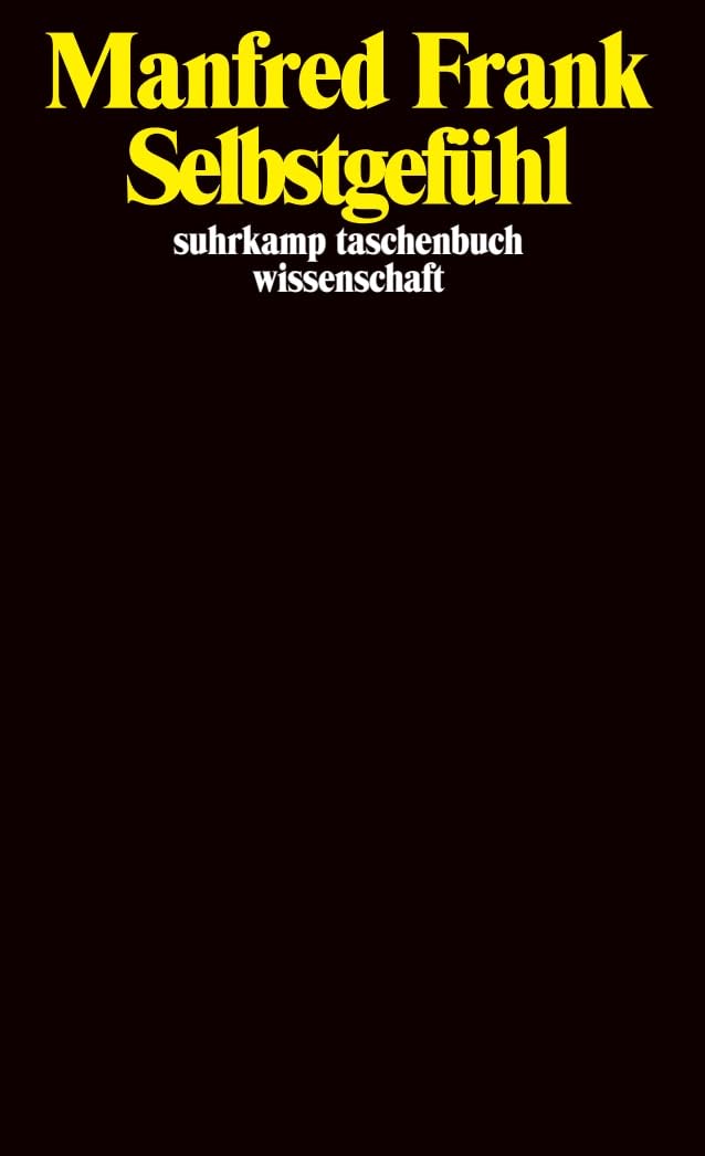 Selbstgefühl: Eine historisch-theoretische Erkundung book
