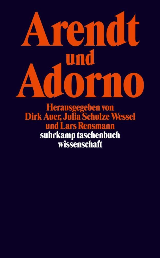 Arendt und Adorno Philosophy