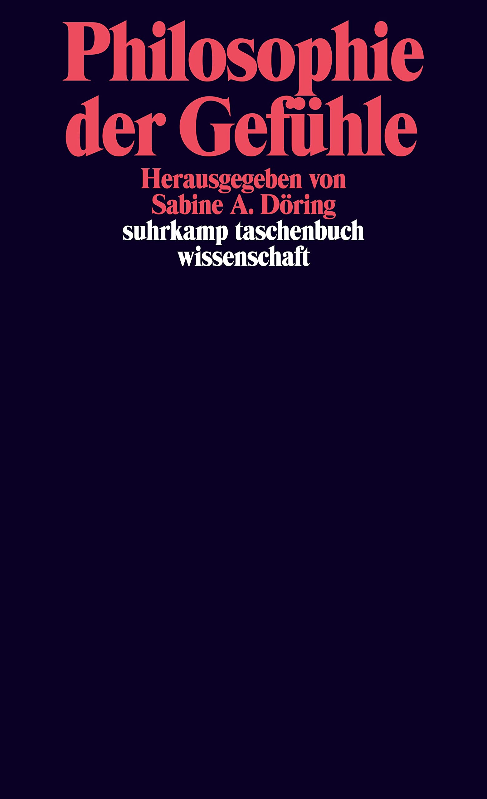 Philosophie der Gefühle Philosophy