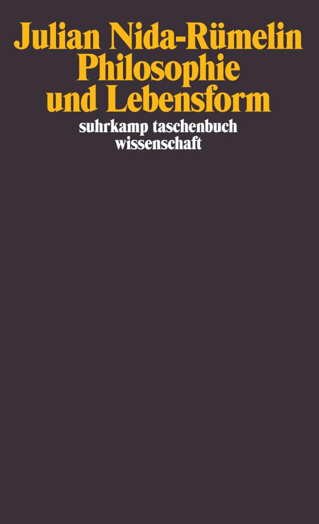 Philosophie und Lebensform Philosophy