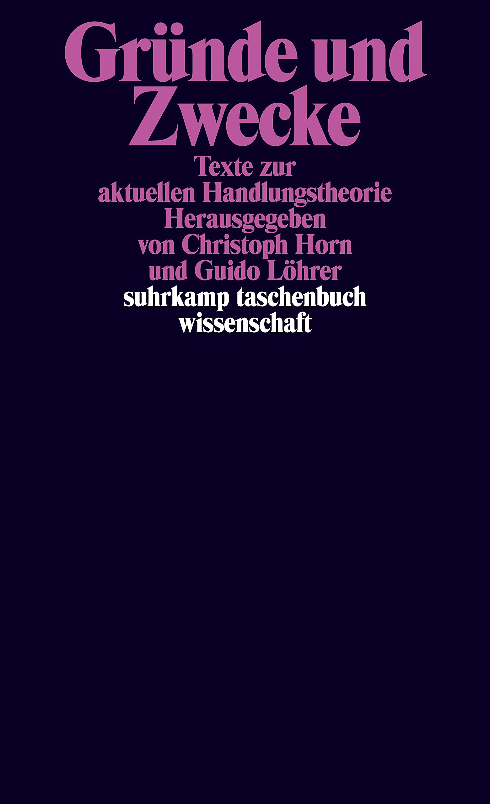 Gründe und Zwecke Philosophy