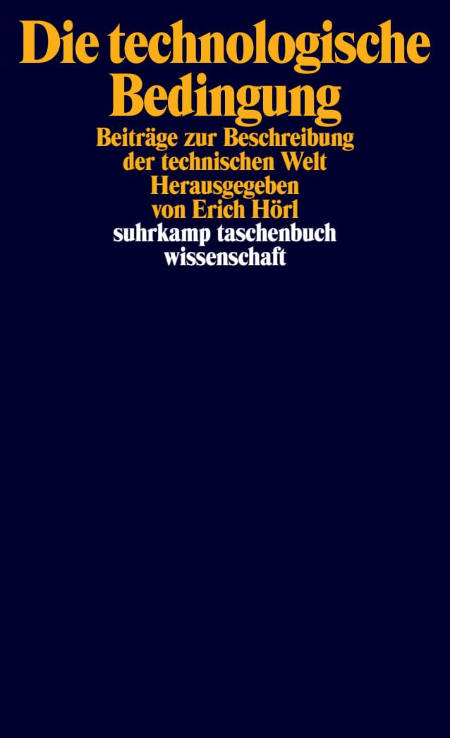 Die technologische Bedingung Philosophy Books