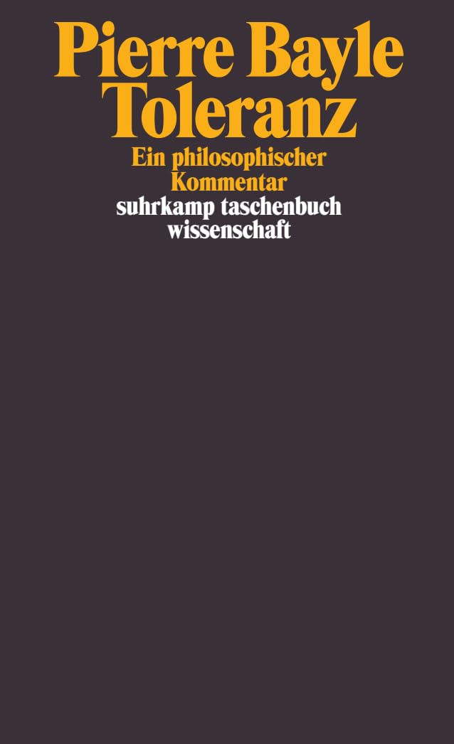 Toleranz Philosophy Books