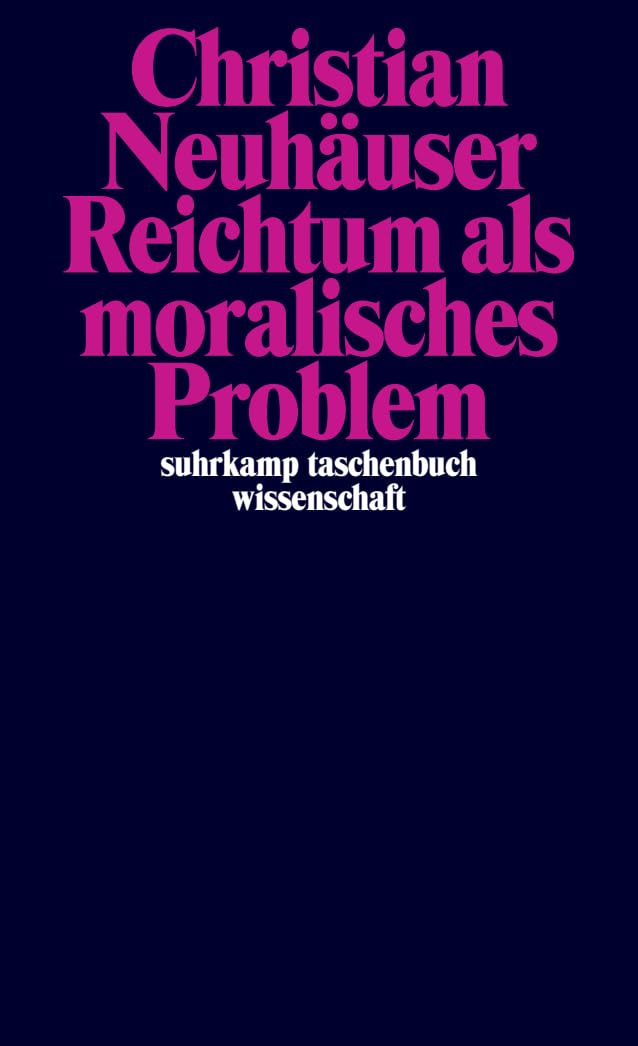 Reichtum als moralisches Problem Philosophy Books