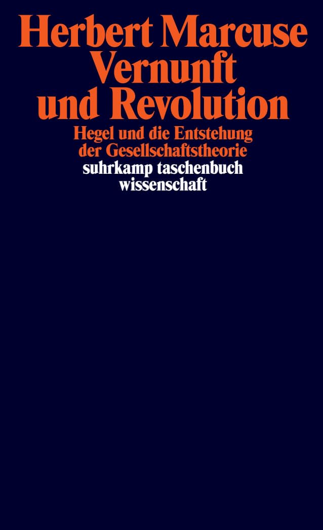Vernunft und Revolution Philosophy Books