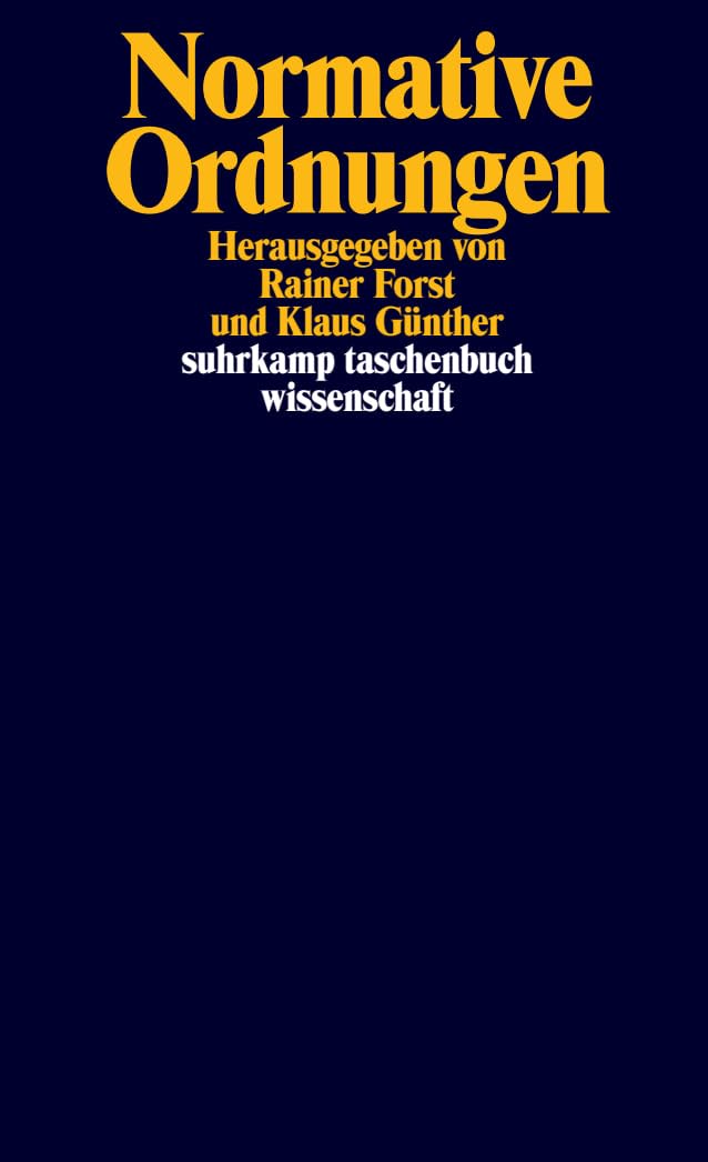 Normative Ordnungen (suhrkamp taschenbuch wissenschaft) Philosophy