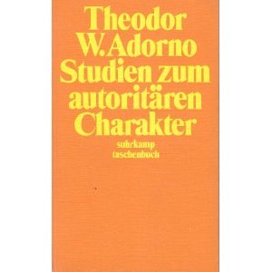 Studien zum autoritären Charakter (Suhrkamp Taschenbücher) University books
