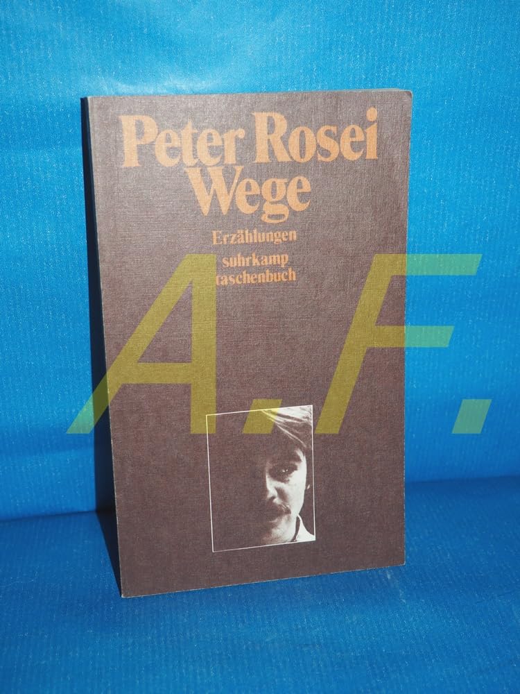 Wege: Erzählungen (suhrkamp taschenbuch) Books
