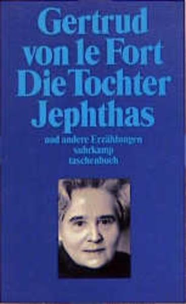 Die Tochter Jephthas und andere Erzählungen (suhrkamp taschenbuch) Books