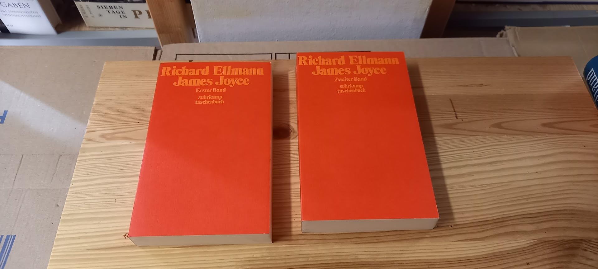James Joyce: Zwei Bände (suhrkamp taschenbuch) Professional & Reference Books