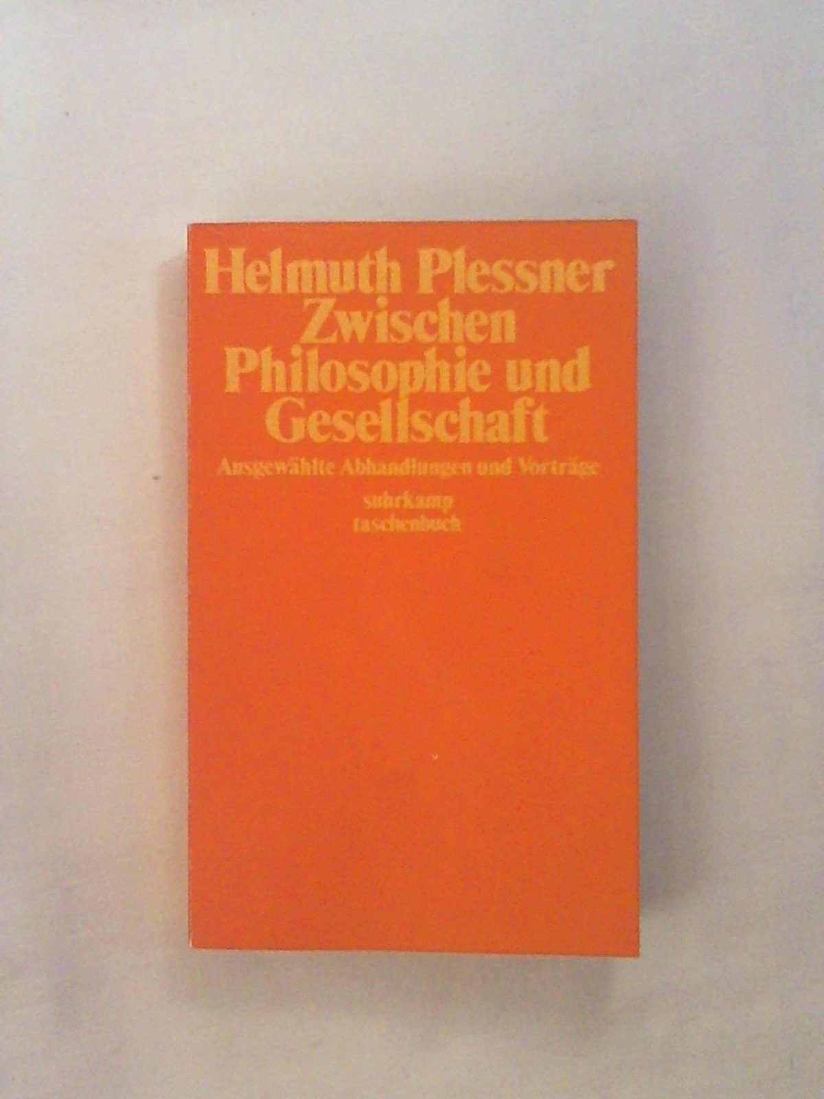 Zwischen Philosophie und Gesellschaft. Ausgewählte Abhandlungen und Vorträge. Professional & Reference Books
