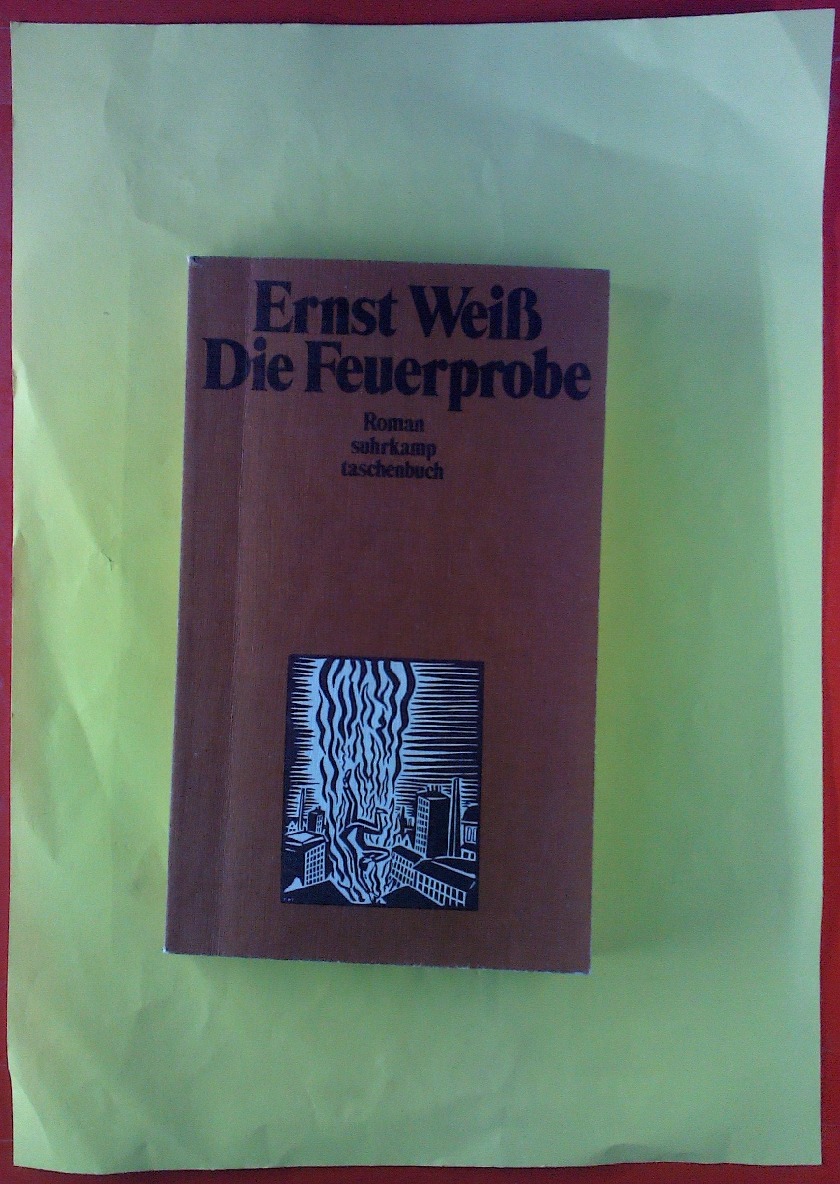 Gesammelte Werke in 16 Bänden: Band 6: Die Feuerprobe. Roman (suhrkamp taschenbuch) Books