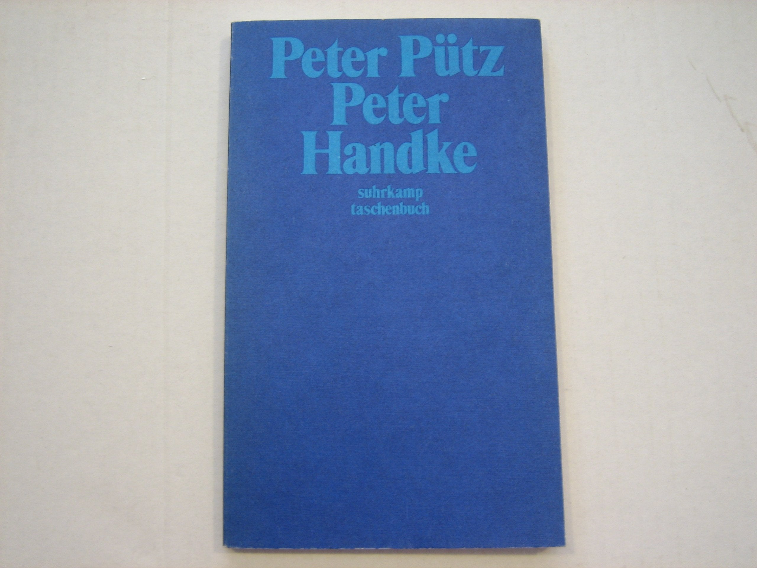 Peter Handke (suhrkamp taschenbuch) Books