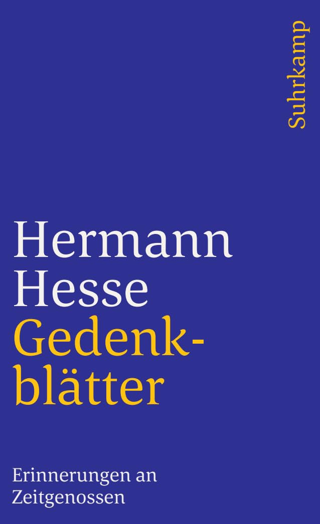 Gedenkblätter Fiction Books