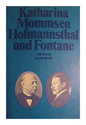 Hofmannsthal und Fontane (Suhrkamp Taschenbücher) Poetry