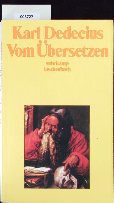 Vom Übersetzen (Suhrkamp Taschenbücher) Books