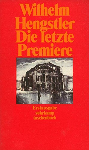 Die letzte Premiere: Geschichten (suhrkamp taschenbuch) Books