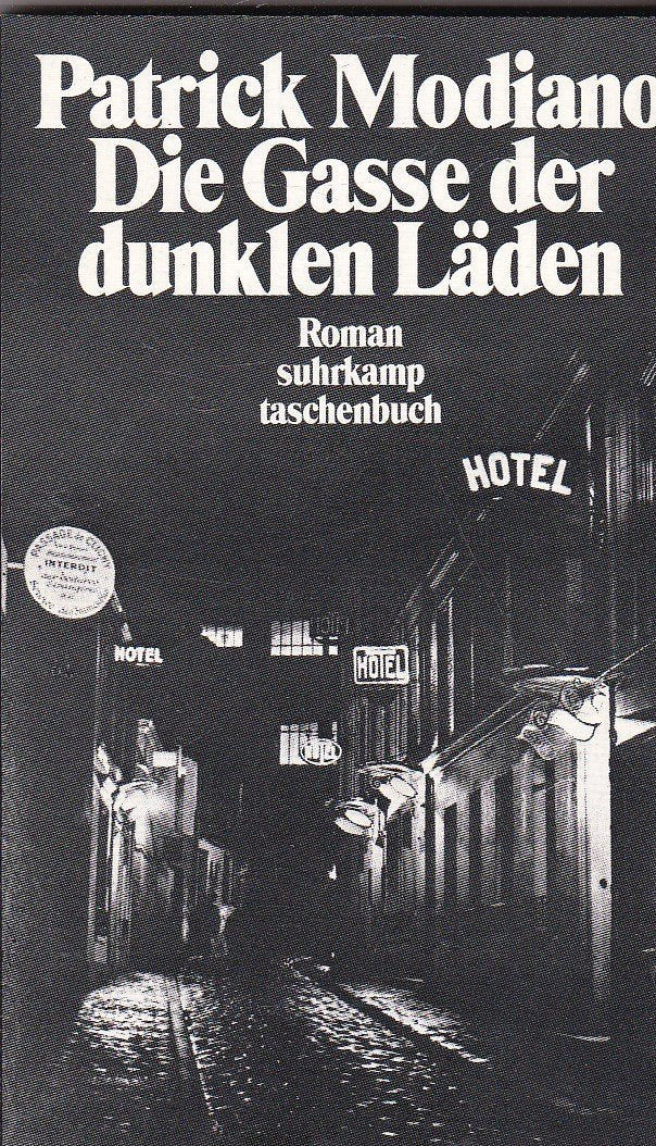 Die Gasse der dunklen Läden (Suhrkamp Taschenbücher) Contemporary literature