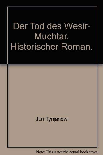 Der Tod des Wesir-Muchtar (Suhrkamp Taschenbücher) Books
