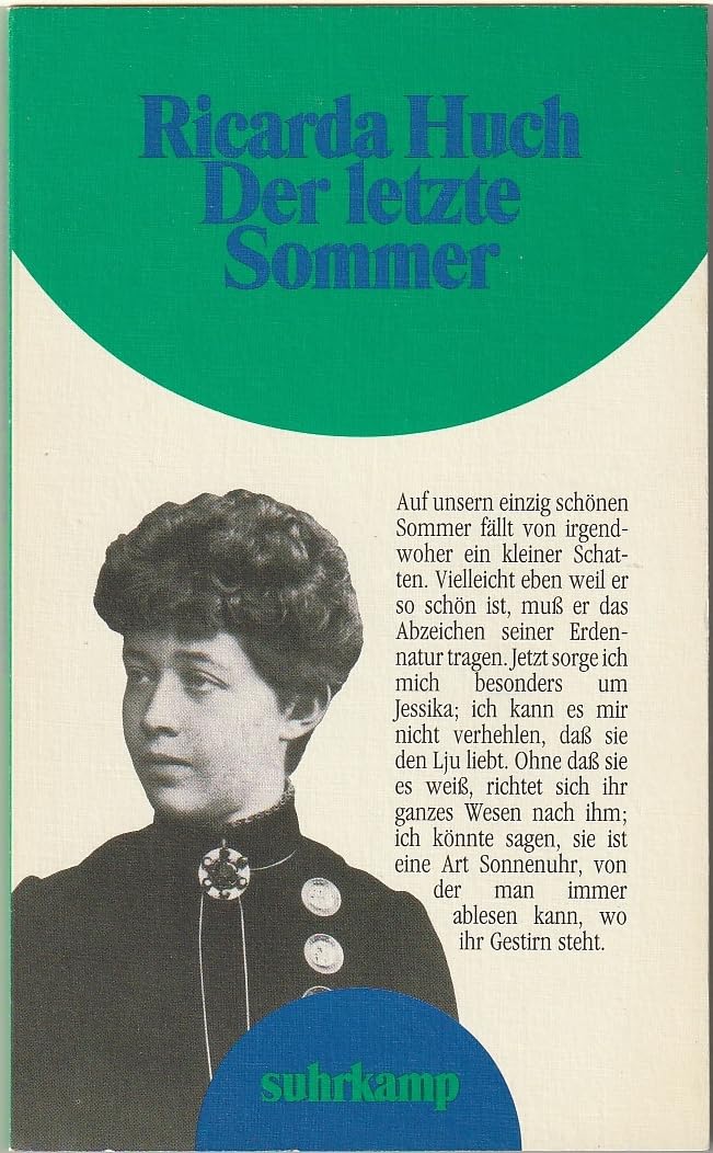 Der letzte Sommer: Eine Erzählung in Briefen (suhrkamp taschenbuch) Contemporary literature