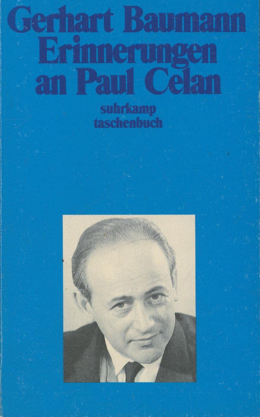 Erinnerungen an Paul Celan (suhrkamp taschenbuch) Art & Literature