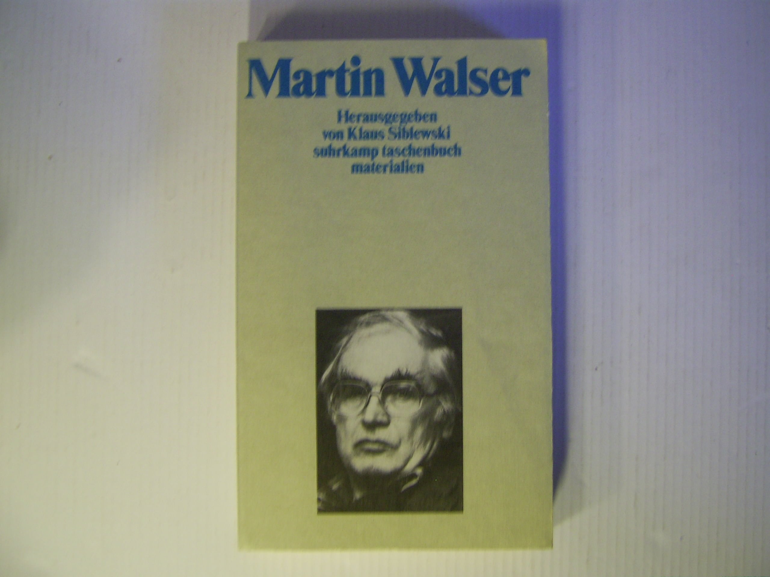 Über Martin Walser (Suhrkamp Taschenbücher) Books