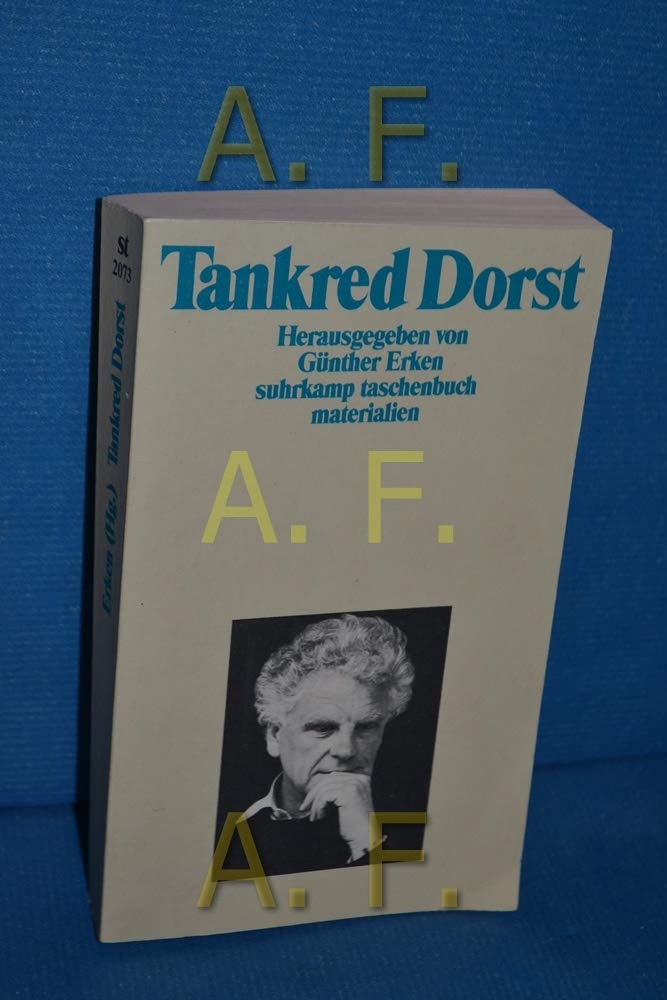 Tankred Dorst (Suhrkamp Taschenbücher) Professional & Reference Books