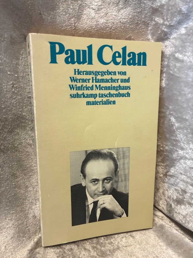 Paul Celan: Materialien (Suhrkamp Taschenbücher) Professional & Reference Books