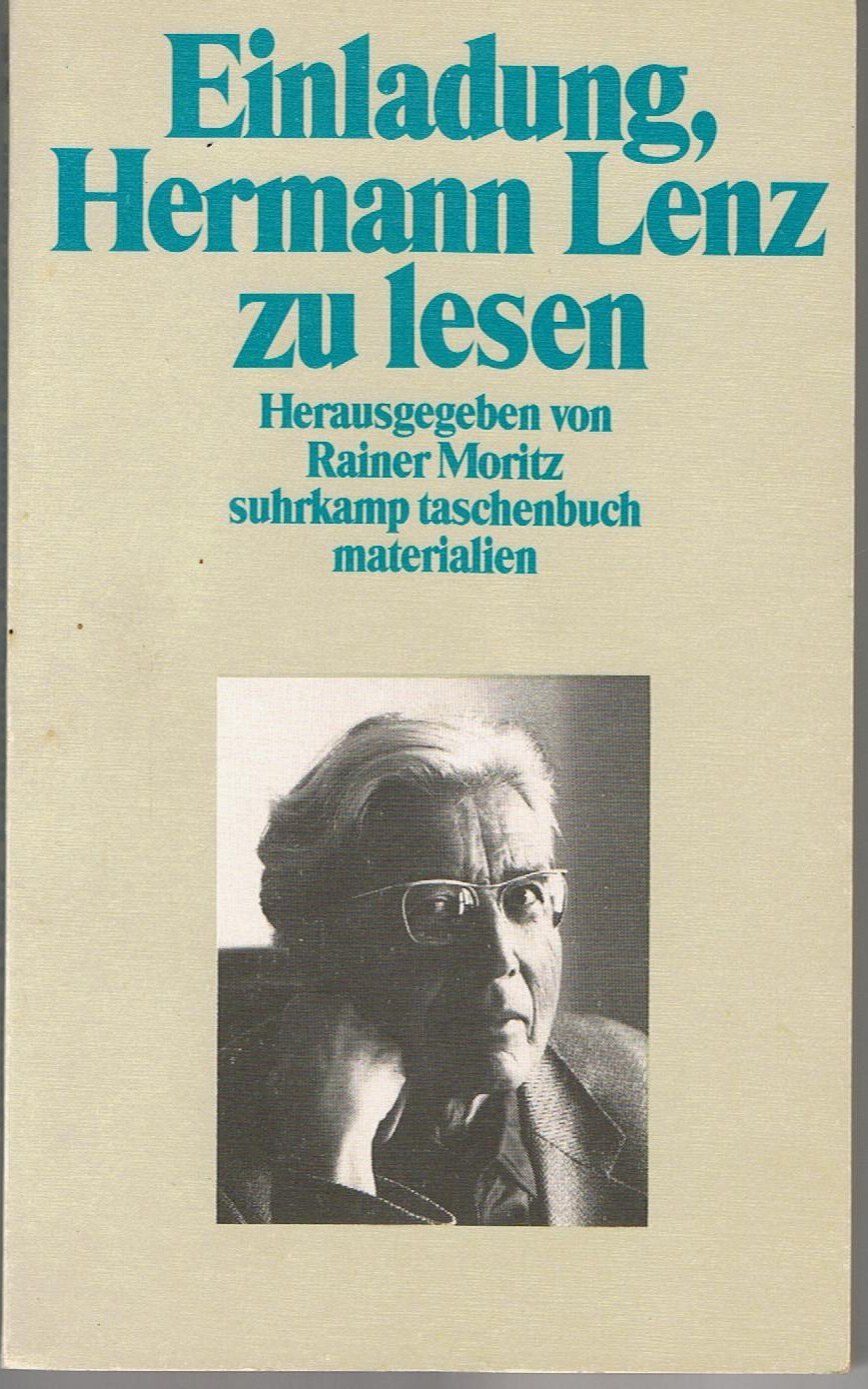 Einladung, Hermann Lenz zu lesen: Materialien (Suhrkamp Taschenbücher) Books
