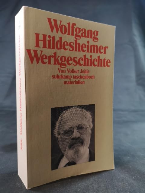 Wolfgang Hildesheimer: Werkgeschichte. Materialien (Suhrkamp Taschenbücher) Professional & Reference Books