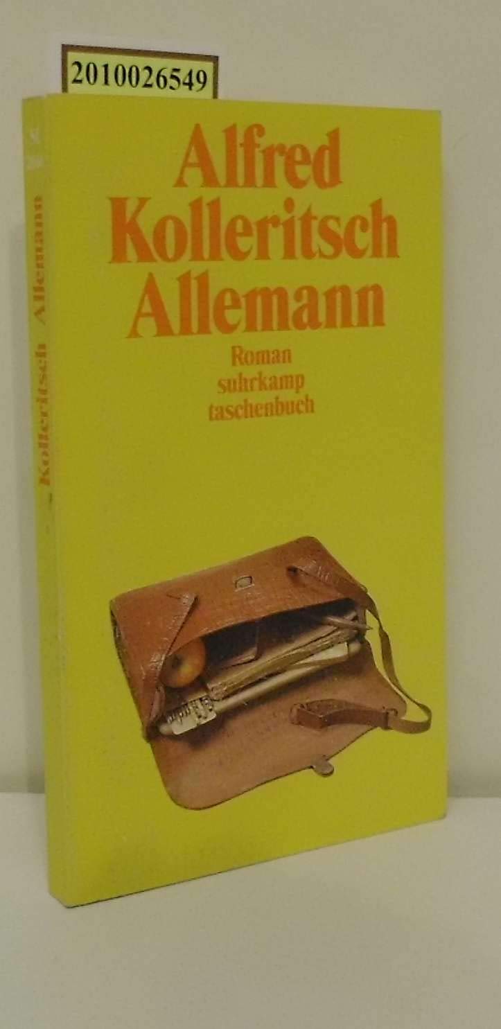 Allemann: Roman (Suhrkamp Taschenbücher) Contemporary literature