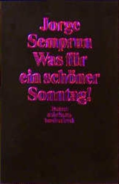 Was für ein schöner Sonntag! (suhrkamp taschenbuch) Contemporary literature