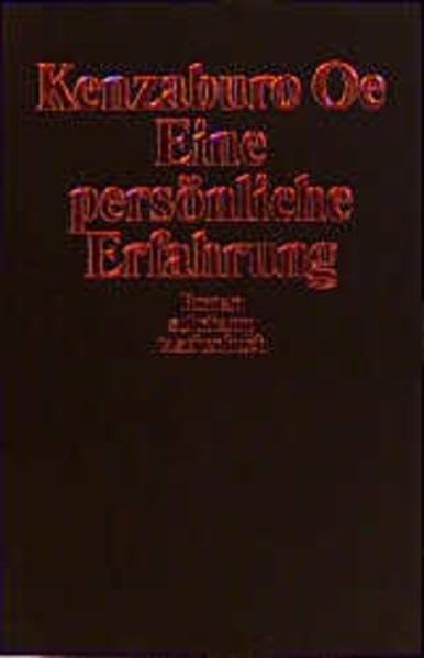 Eine persönliche Erfahrung: Roman (suhrkamp taschenbuch) Contemporary literature