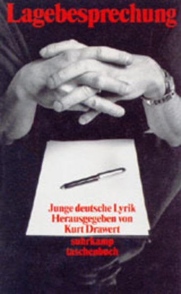 Lagebesprechung: Junge deutsche Lyrik (suhrkamp taschenbuch) Poetry