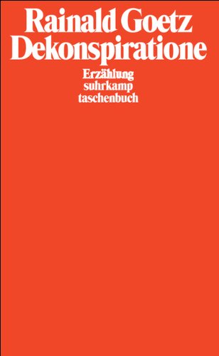 Dekonspiratione: Erzählung (suhrkamp taschenbuch) Contemporary literature