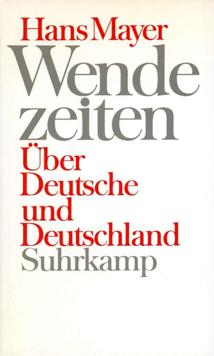Wendezeiten: Über Deutsche und Deutschland Contemporary literature