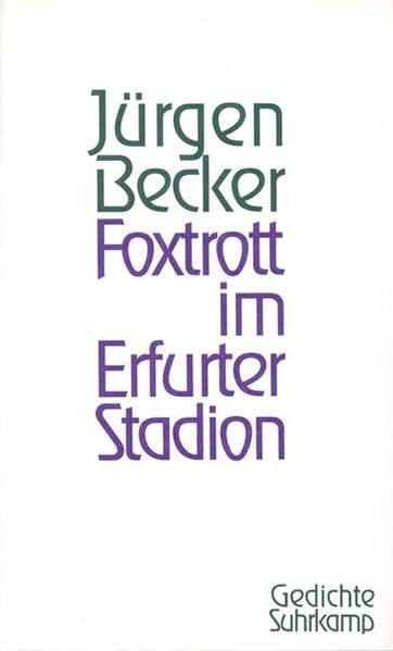 Foxtrott im Erfurter Stadion: Gedichte Poetry