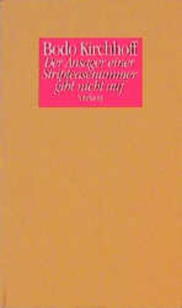 Der Ansager einer Stripteasenummer gibt nicht auf Contemporary literature Books