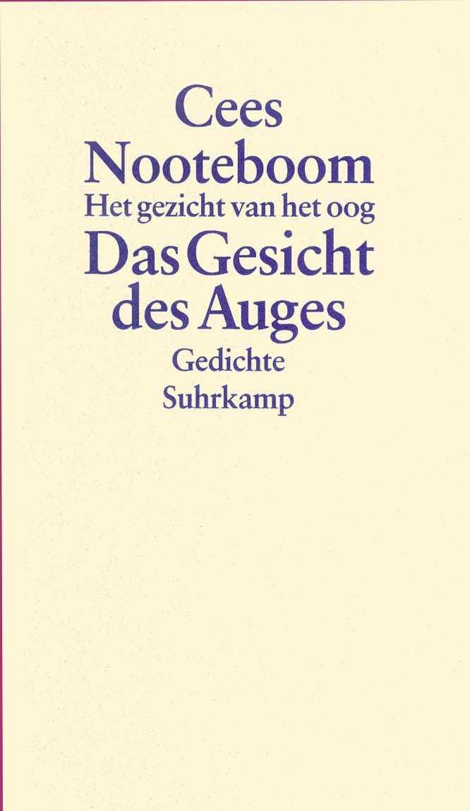 Das Gesicht des Auges. Het gezicht van het oog: Gedichte. Zweisprachig Poetry