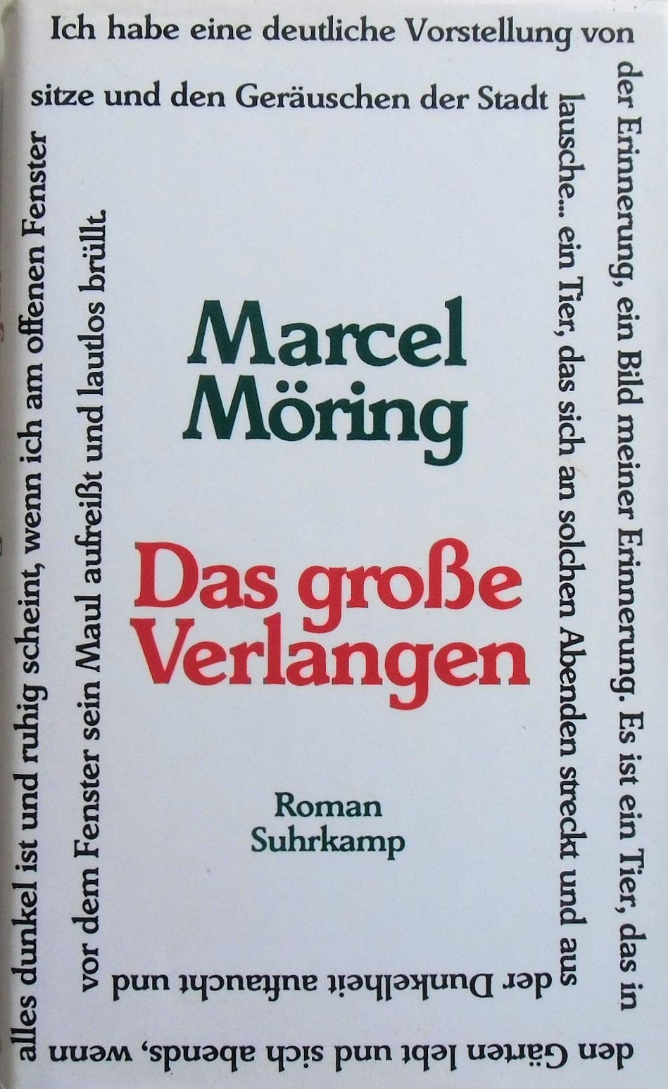 Das große Verlangen Contemporary literature Books