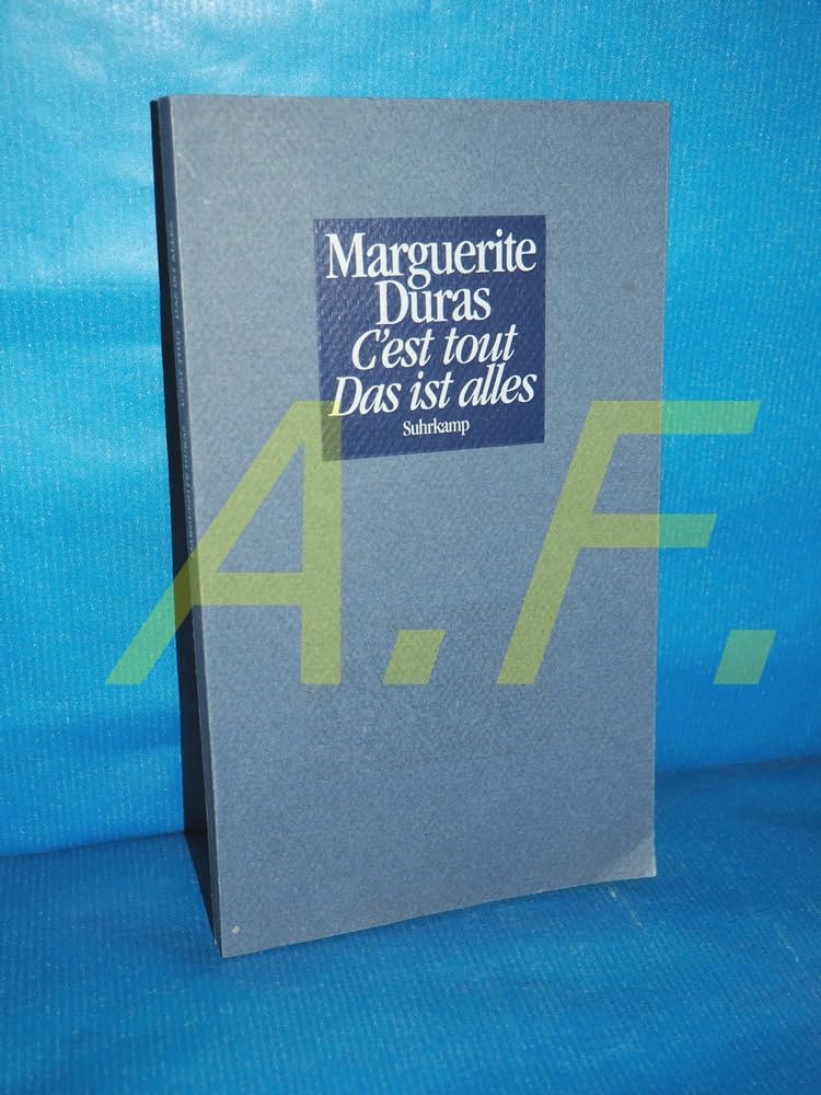 C'est tout. Das ist alles Contemporary literature