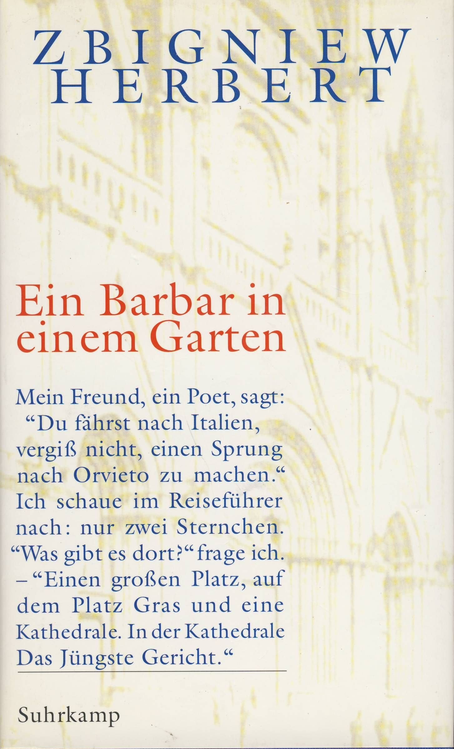 Ein Barbar in einem Garten Contemporary literature Books