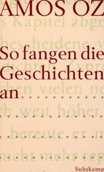 So fangen die Geschichten an Contemporary literature